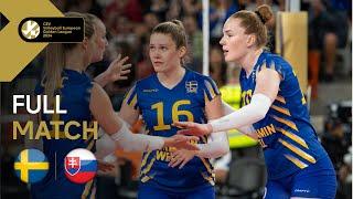 Full Match | Sweden vs. Slovakia - CEV Volleyball European Golden League 2024