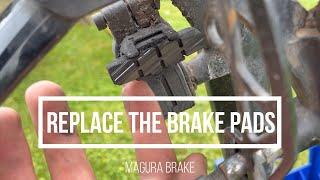 Replace the brake pads on a Magura brake (HS11, HS33 and HS77)