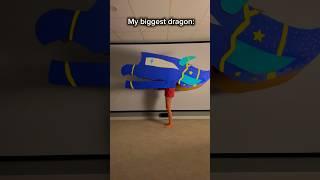 My most unique dragons, all in one video #paperdragons #dragon #puppet #bigdragon #art #fyp