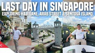 SINGAPORE VLOG • Exploring Haji Lane, Arab Street & Sentosa Island | Ivan de Guzman