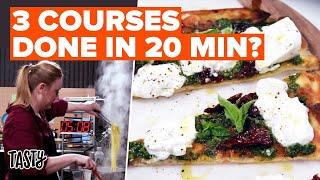 Can I Make A 3-Course Italian Dinner In Only 20-minutes? • Tasty