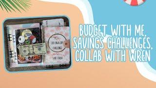 Budget with Me | Savings Challenge Day | Collaboration with @MischiefManagedBudgets