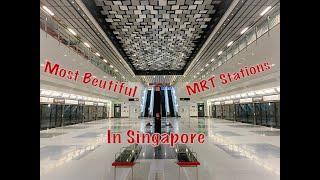 Singapore’s MRT | Awesome Architectural Design and Beautiful Stations | Singapore 2022