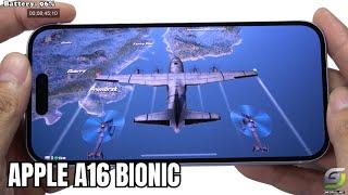 iPhone 15 test game PUBG Mobile | Apple A16 Bionic