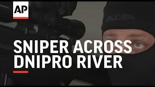 Sniper fires at Russian soldiers across Dnipro river