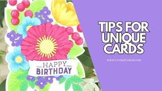 3 Tips For Making Unique Shaped Cards & A Little Trip Ahead