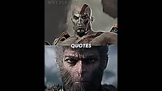 Kratos vs Sun wukong [Interms Of Writing] | #shorts