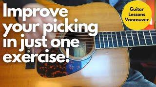 Flatpicking Friday Exercise - Improve your picking in one exercise!