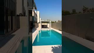 Beautiful villa swimming pool in Nad al sheba#trending #newmusic #music #deserthouse #wildwadi 