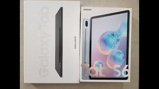 Samsung Tab S9+ unboxing and first impressions. Quick comparison to Tab S6