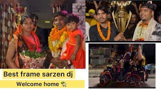 Sarzen dj back home  2025 yatra ke liye kya bola  #sarzen #dj #home