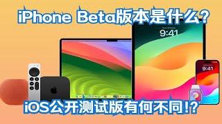 iPhone Beta版本是什么？iOS开发者与公开测试版有何不同