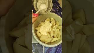 Свинина, запечённая с картофелем.