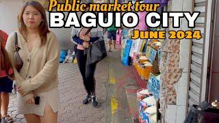 BAGUIO CITY PHILIPPINES-amazing market scenes in [4k] June 2024