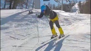 Great skiing  by @matteo.garino at @sestriere_official Italy  #sestriere