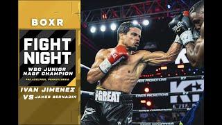 WBC NABF TITLE FIGHT | Ivan Jimenez VS James Bernardin