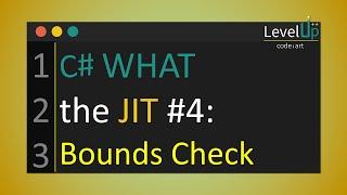 C# What JIT Generates? - Bounds Check