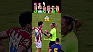 Ronaldo VS Ribery VS Aguero VS Kaka and othes | Players vs Female Referees