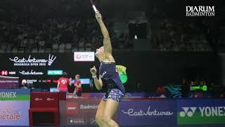 Highlight Match - Carolina MARIN vs Julie Dawall JAKOBSEN | Indonesia Open 2022