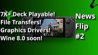 News Flip 2: Steam Deck file sharing, AYANEO, over 7K Deck Playable