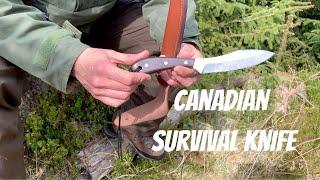 Grohmann #4 Canadian Survival Knife for Bushcraft and Camping