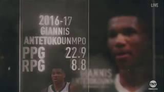 Giannis Antetokounmpo Wins the 2017 NBA Most Improved Player of the Year Award | NBA on TNT