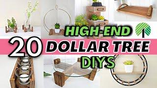 20 BRILLIANT Dollar Tree DIYS & Hacks | INSTANTLY Transform Your Home On A BUDGET