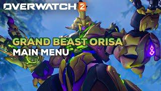 Overwatch 2 | Orisa - Mythic Skin Grand Beast (Main Menu)
