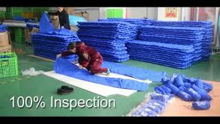 Production processing of custom self inflating mattress