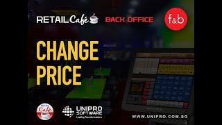 RetailCafe Back Office - 16 CHANGE PRICE