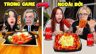 SAMMY VÀ PHONG CẬN ĂN TOKBOKKI TRONG GAME VÀ NGOÀI ĐỜI SIÊU THẬT TRONG ROBLOX