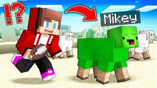 JJ And Mikey Mouse SUPERPOWERS ?! JJ Chases Mikey - SHEEP in Minecraft Maizen