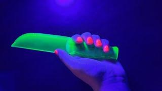 Uranium Glass Depression Era Knife Unboxing