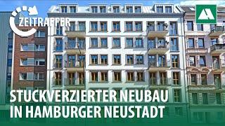 Wohnungsbau Baustelle im Zeitraffer: Neubau in der Hamburger Neustadt