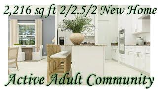 2,216 sq ft 2/2.5/2 ~ New Home for Sale in FL ~ Starting at $524k!