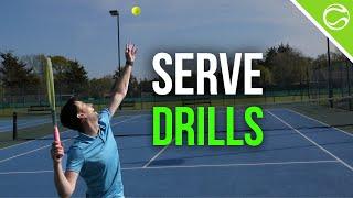 Tennis Serve Drills For Ultra Fast Improvement (Even if Beginner)