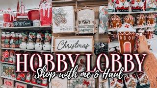 HOBBY LOBBY CHRISTMAS 2023 SHOP WITH ME AND HAUL| CHRISTMAS DECORATING IDEAS