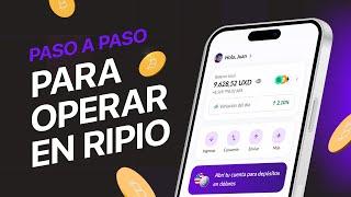 ⭐ Tutorial RIPIO WALLET ‍ GUÍA BÁSICA de OPERACIONES