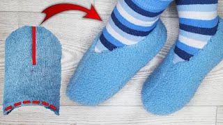 It’s very simple even for beginners easy sewing of socks/slippers