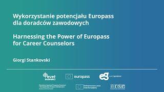 Harnessing the Power of Europass for Career Counselors – Giorgi Stankovski