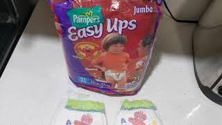 Unboxing VINTAGE Pampers Easy Ups Training Pants From 2004