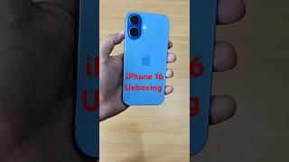 Apple iPhone 16 Unboxing | Unboxing the Apple iPhone 16 in Ultramarine