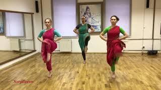 Kuchipudi dance class. Basics. Warm up exercises. Part 2. Learn Kuchipudi dance. #kuchipudibasics