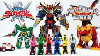 【海賊戦隊ゴーカイジャー】DX 海賊合体カンゼンゴーカイオー、ゴーカイマシン01〜04  ヲタファの変形×3 / Power Rangers DX Legendary Megazord