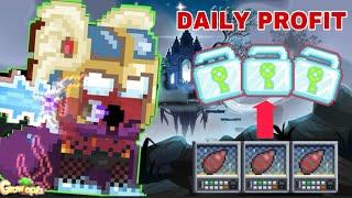 BEST TO GET PROFIT IN GROWTOPIA (DAILY PROFIT) | GROWTOPIA PROFIT