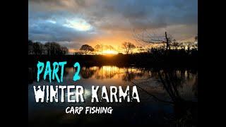 *CARP FISHING* Winter Karma Part'2 / with Dean Watson & Henry the hound.