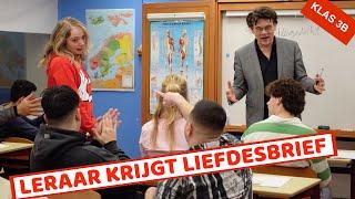 LERAAR KRIJGT LIEFDESBRIEF VAN LEERLING