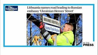 European cities name streets of Russian embassies after 'Ukrainian heroes' • FRANCE 24 English