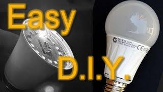 LED Bulb Repair - the Right, Safe, Easy way