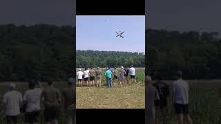 Flite Fest 2024, Nicholas Rehm's Monster Copter attacks RC planes.